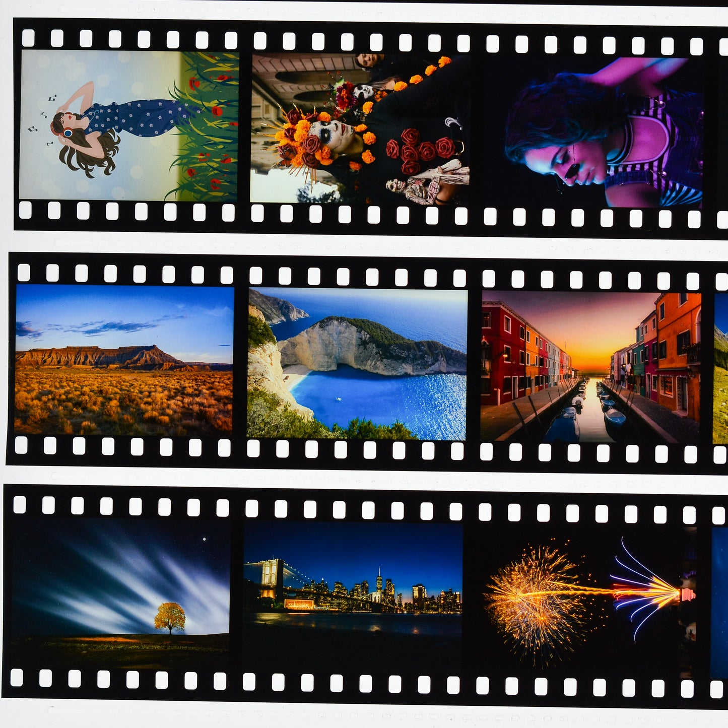 35mm Unmounted Slides×36 From Digital Images