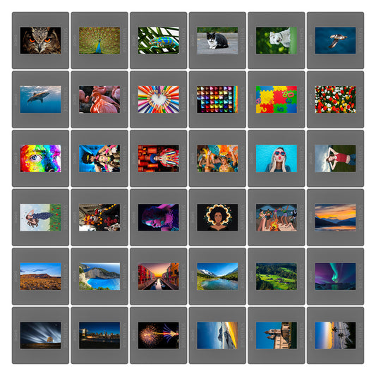 35mm Mounted Slides ✖ 36 From Digital Images